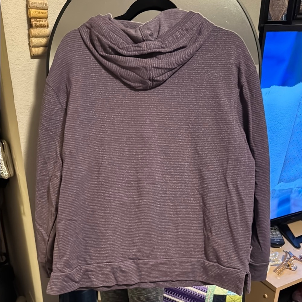 Champion Purple Striped Hoodie - Picture 2 of 2